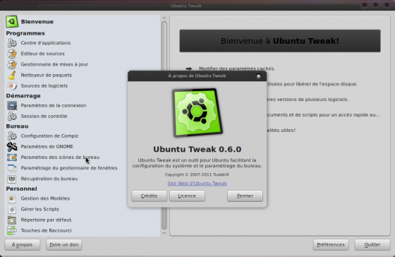 Ubuntu Tweak 0 6 0 560x364 Ubuntu Tweak 0.6 Pre Bêta pour Ubuntu 11.04 Natty