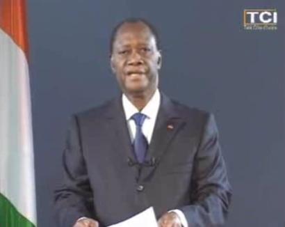 TCI Côte d’Ivoire -Message pascal (aux chrétiens) d’Alassane Ouattara