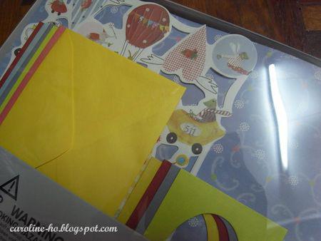 Carte en collage à partir du kit Ikea* de scrapbooking pour enfants pysslig_ikea