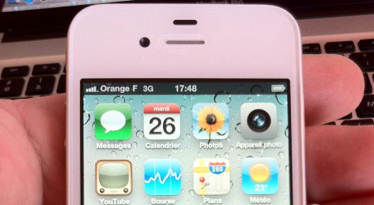Premier iPhone 4 blanc 32Go acheté en France