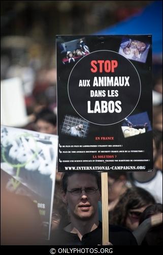 Manifestation contre la Vivisection, Paris. 23 avril 2011. manif-anti-vivisection-011