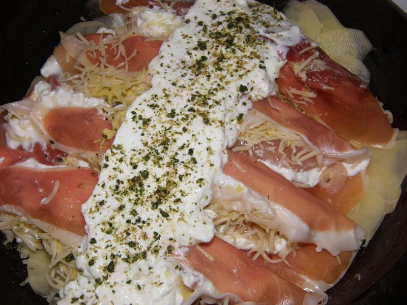 Lépou camoufflé très bien caché en gratin papillote Lépou camoufflé très bien caché en gratin papillote