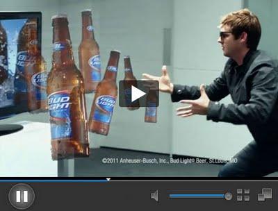 La dernière campagne Bud Light se moque gentiment de la 3D La dernière campagne Bud Light se moque gentiment de la 3D