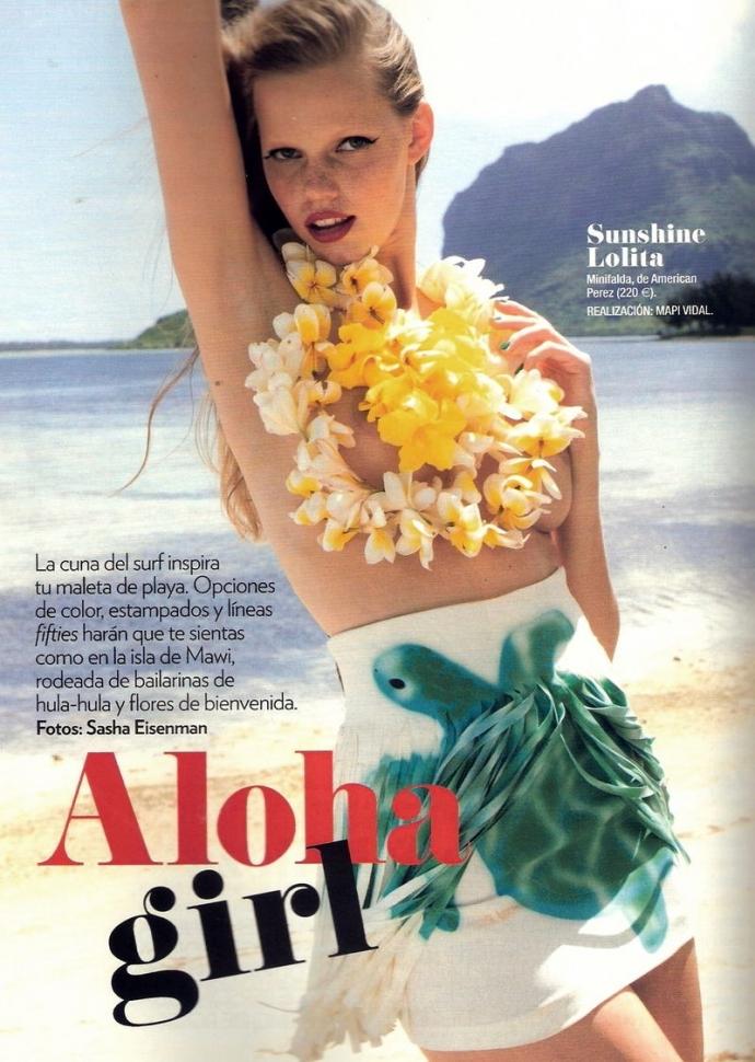 Alex Sander par Sasha Eisenman pour Glamour Espagne mai 2011  4