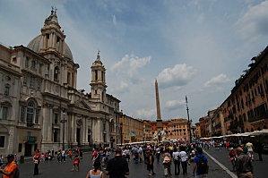 Rome Piazza Navona vue d'ensemble