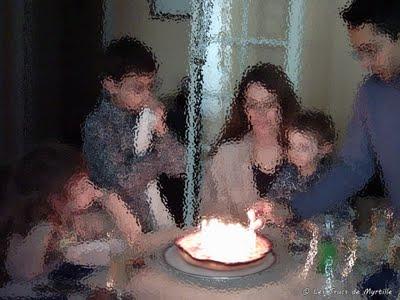 40 bougies ça éclaire énormément !