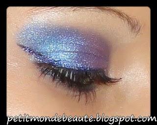 Make up violet et bleu avec NYX Make up violet et bleu avec NYX