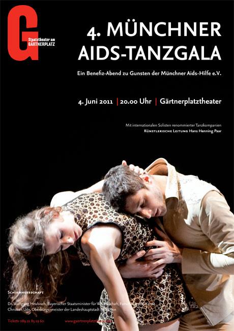 La danse contre le sida: soirée de Gala au Théâtre de la Gärtnerplatz le 4 juin.
