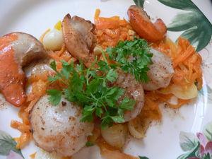 Saint-Jacques et carottes aux épices Stjacques_002