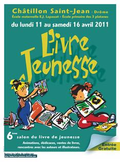 Salon du livre de jeunesse à Châtillon Saint-Jean (Drôme).