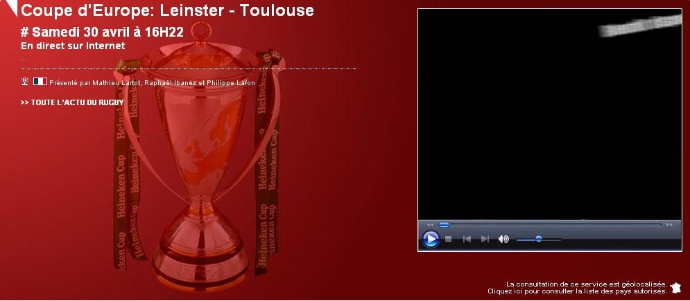 Les retransmissions TV des demi-finales des coupes Européennes Les retransmissions TV des demi-finales des coupes Européennes