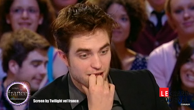 Robert Pattinson sur le Grand Journal de Canal+