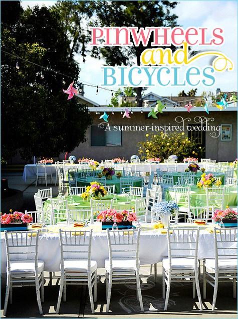 decoration-mariage-verte-rose-plein-air 10 decorations de salle de mariage vertes