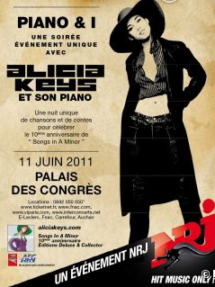 Alicia Keys va célébrer ses 10 ans de carrière à Paris !