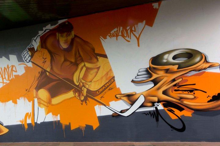 Orange - Streetartova galleria in Bratislava