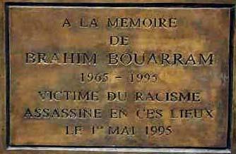 a+la+mémoire+de+Brahim+Bouarram un 1er mai dans le souvenir de Brahim Bouarram