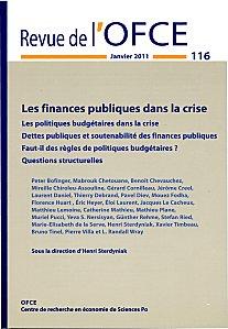 Finances Publiques Revue de l'OFCE Avril 2011