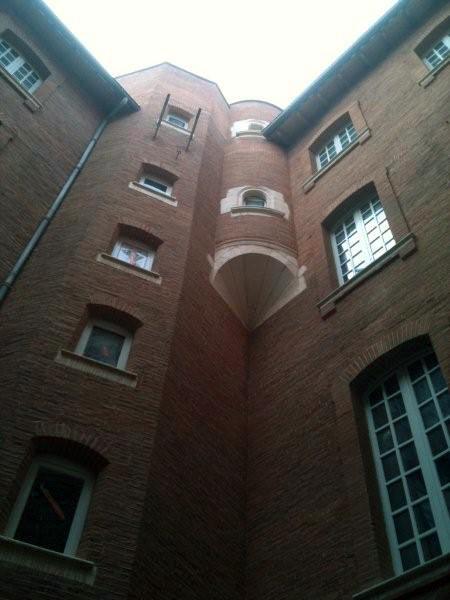 Une trompe dans un hôtel particulier rue de la Dalbade à Toulouse (31)
