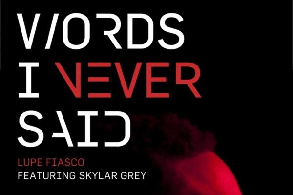 Lupe Fiasco dans son dernier clip, « Words I Never Said »