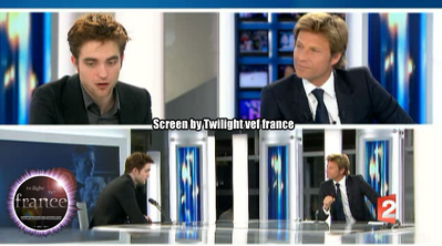 [Hors twilight] Robert Pattinson sur france 2 et plus