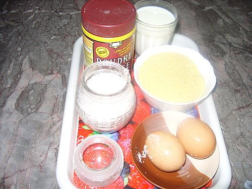 Croquettes à la semoule fine et fromage Croquettes à la semoule fine et fromage