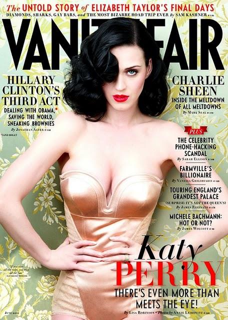 Katy Pery en couverture du magazine Vanity Fair
