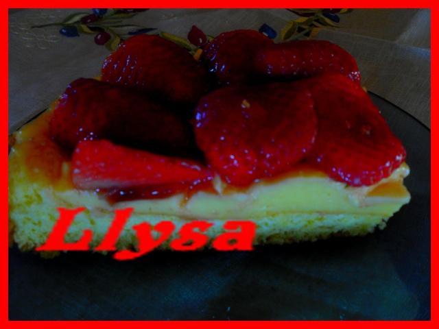 Tarte renversée aux fraises et à la crème patissière et concours Tarte renversée aux fraises et à la crème patissière et concours