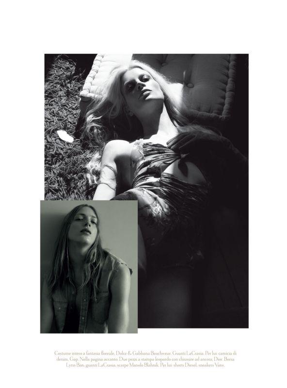 Kristen Mcmenamy par Steven Meisel pour Vogue Italie mai 2011 11