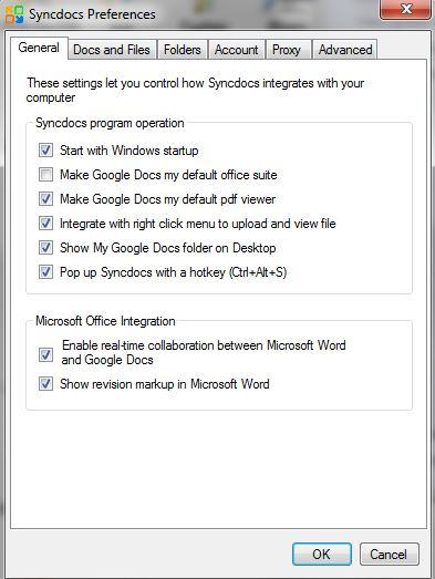 syncdocs 1 Syncdocs: synchronisez Google Documents avec votre ordinateur [Windows]