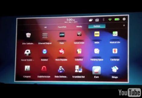 playbook-android playbook android Une démo des applications Android sur la Playbook
