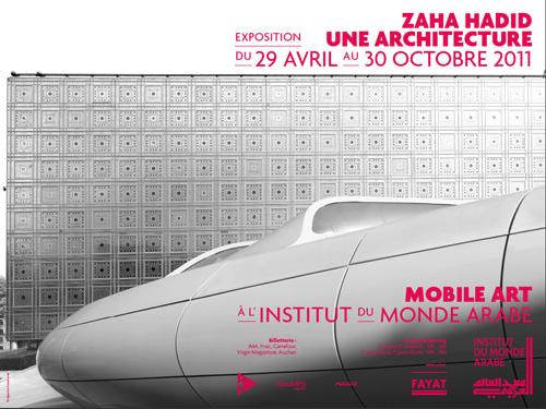 Zaha-Hadid-exposition-L-Institut-du-Monde-Arabe-affiche-hoosta-magazine-paris