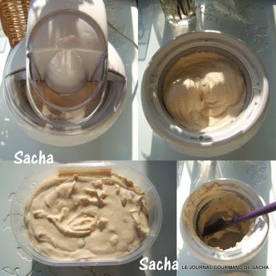 Crème glacée au sirop d'érable et cranberries Crème glacée au sirop d'érable et cranberries