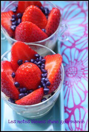 Riz au lait aux fraises et sucre de violette IMG_6060_