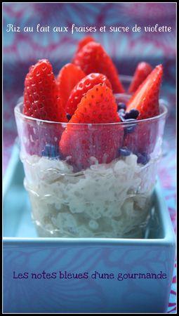 Riz au lait aux fraises et sucre de violette IMG_6069_