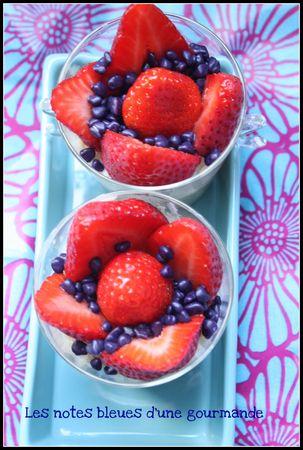 Riz au lait aux fraises et sucre de violette IMG_6081_