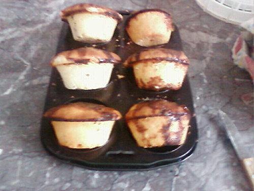 Mini muffins au fromage, et huile d'olive épicée