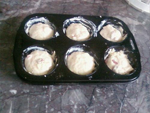Mini muffins au fromage, et huile d'olive épicée
