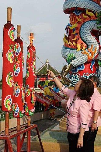 Thaïlande. Udonthani. 4 mai 2011, fête Sino-Thaïe. DSCF9270