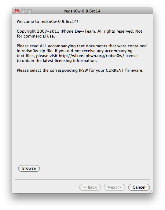 TUTO : Jailbreak tethered iOS 4.3.3 iPhone 4, 3GS, iPod Touch 4G, 3G, iPad avec Redsn0w 0.9.6RC14 Windows et Mac