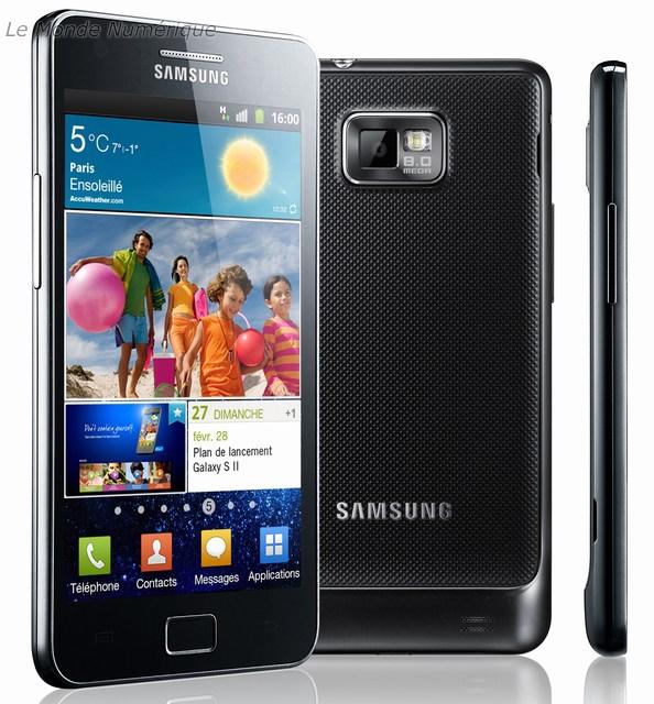 Le smartphone Samsung Galaxy S 2 sera disponible en France à partir du 28 mai