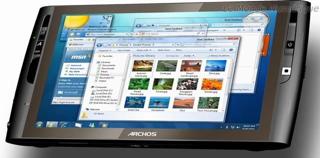 Archos lance une nouvelle version de la tablette Archos 9 PCtablet sous Windows 7