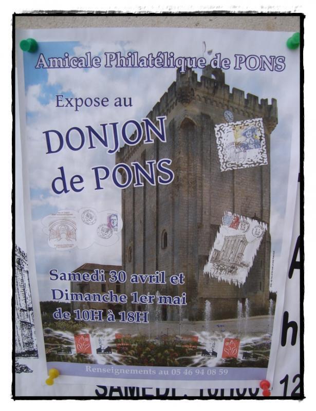 Un nouveau timbre à Pons, 1er mai 2011
