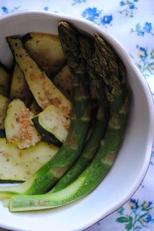 Demoiselles vertes: Asperges grillées au four. Asperge5