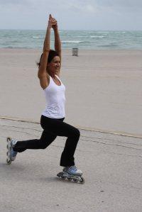 Mobile yoga workout