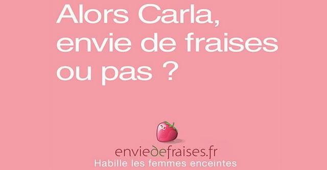 Alors Carla, envie de fraises ou pas ? l'interrogation d'un pure player fait la une du journal Libération