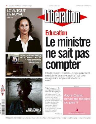 Alors Carla, envie de fraises ou pas ? l'interrogation d'un pure player fait la une du journal Libération