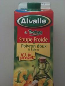Soupe froide de Poivrons doux & Epices- Alvalle