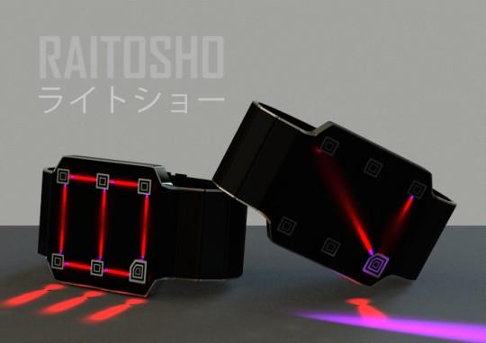 an led watch design that brings a performance to your wrist 01 540x382 Tokyoflash : Montre et performance lumineuse