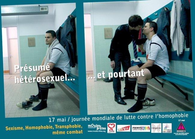 Affiche française de lutte contre l'homophobie dans les universités Affiche française de lutte contre l'homophobie dans les universités