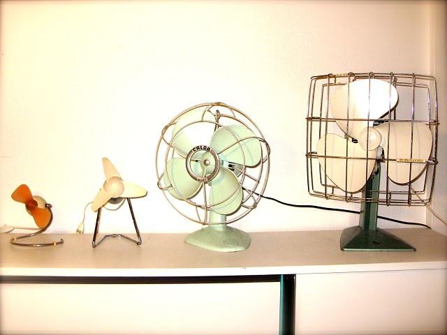 Mes ventilateurs vintages pour un été chaud!